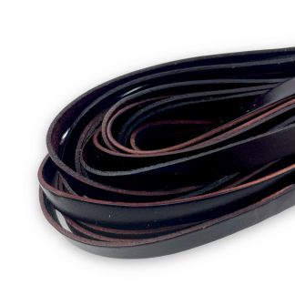 1 Metru Piele naturala lata 10x2mm - maro antique