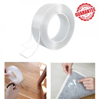 Banda dublu adeziva Silicon, 30 mm x 3 m, Transparenta