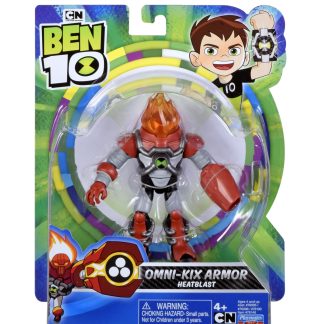 Figurina blister, Ben 10, Omni-Kix Armura Heatblast, 12 cm