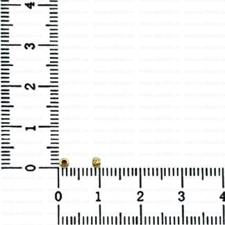 Bile striate Slash din AUR 14K - diferite dimensiuni - ENGROSS