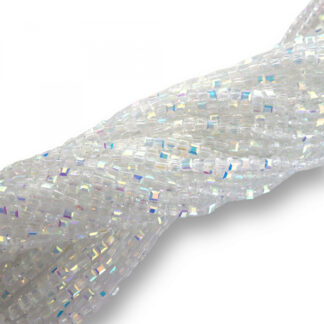 Cristale cubice 6 mm - șirag aprox 100 bucăți - aurore boreale