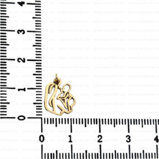 Link din aur 14k - pentru colier - mama bebe