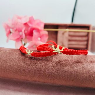 Set 2 bratari pentru mama si copil cu pandantiv din aur la alegere