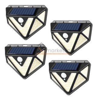 SET - 4 LAMPI SOLARE PREMIUM 166 LED