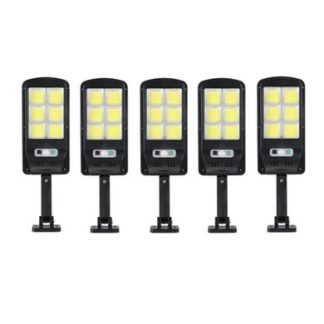 SET 5 LAMPI SOLARE TIP STRADAL 30W CU TELECOMANDA