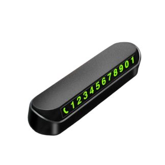 Suport auto pentru numar de telefon, afisaj numar pentru parcare, numere magnetice, negru