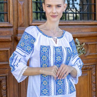 Ia Alina broderie albastră