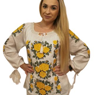 Ia Beatrice broderie galbenă